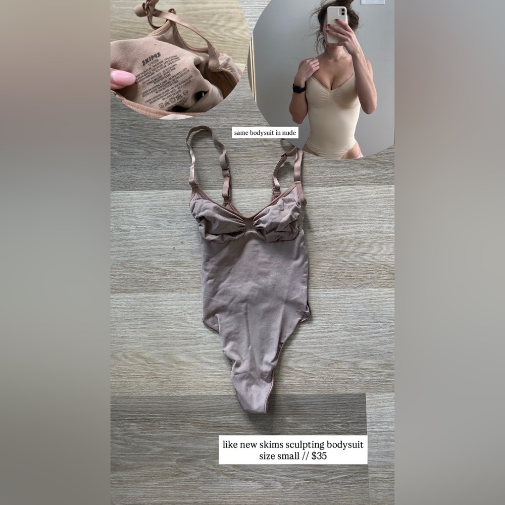 like new skims sculpting bodysuit size small
